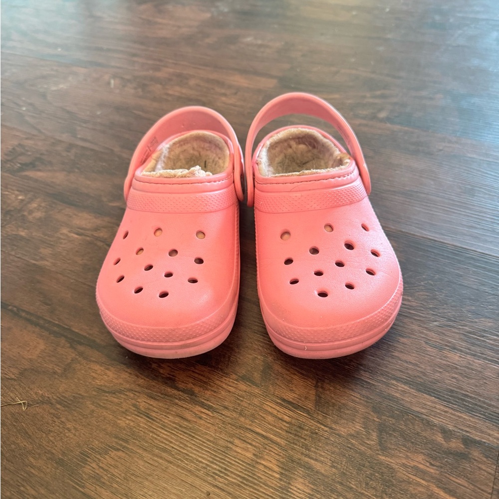 CROCS Pink Water Shoes with Perforated Design